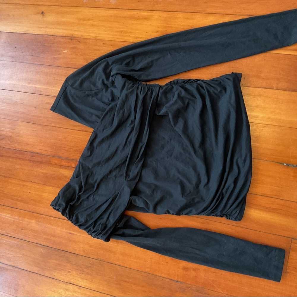 Abercrombie & Fitch Black Long Sleeve Top